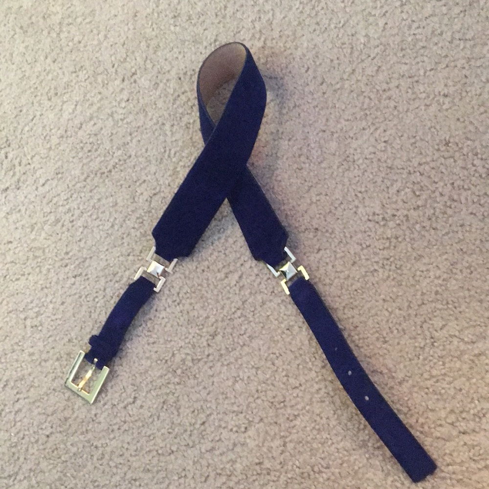 Vince Camuto Royal blue belt